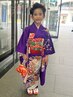 【七五三】7歳☆着付け＆ヘアセット＆メイク　　￥12000