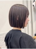 切りっぱなしボブ
