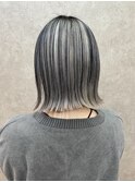 ＊アンブレラカラー×切りっぱなしボブ