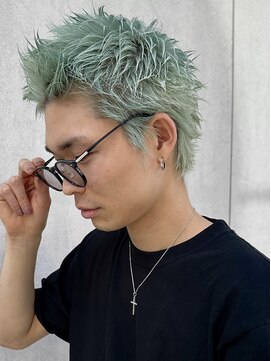 トルネード(TORNADO) 渋谷系スパイキーショート ショートレイヤー ハイトーンM7.4.14