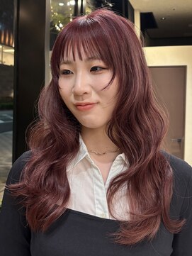 ジアン バイ ミルボン 西宮ガーデンズプラス(GIEN by milbon) 姫カットレイヤーロング/ラベンダーピンク