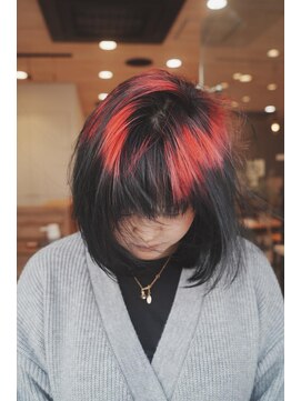 ミューズ バイ ケンジ(MUSE by KENJE) エンジェルリングカラーレッド デザインカラー