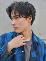 ニコ トウキョウ ロジック(nico TOKYO Logic)&nbsp;センターパートニュアンスパーマフェザーパーマ