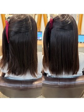 トムヘアーデザイン 楠葉店(TOM HAIR DESIGN) 艶髪/艶髪ストレート/髪質改善ストレート/縮毛矯正