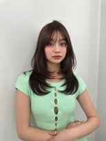 アマトウキョウ アユンチェ(AMA TOKYO×AYUNCHE) 前髪顔まわり韓国ヘアレイヤーカットサイドバンク2wayバンク韓国