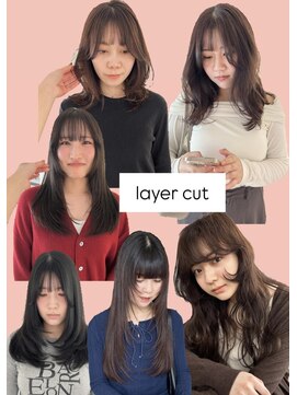 アンバースデー(UNBIRTHDAY) レイヤーカット/顔まわりレイヤー