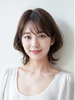 テーラヘアー 古淵店(TELA HAIR)&nbsp;外ハネ韓国風レイヤーボブ【古淵店】＜20代30代40代50代＞