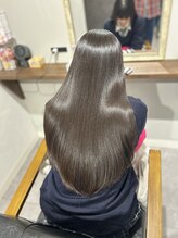 髪質改善しながらのカラーは