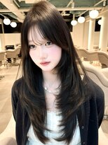 マインバイアフロートギンザ(MYNE by AFLOAT GINZA)&nbsp;レイヤーカット/グレージュ/韓国ヘア