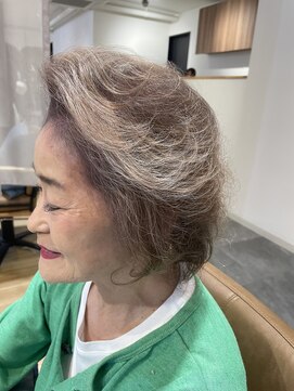 パプスドコワフュール 甲子園口店(Pap's de coiffeur) 西宮美容室/甲子園口美容室/パプス甲子園口/お白髪ぼかし