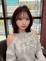 ボタン コロン 表参道 原宿(VOTAN COLON)&nbsp;ハッシュカット/韓国レイヤー/ミディアムレイヤー/原宿/顔まわり