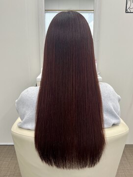 シャルムパリス(charme paris) レッド カラー ロング 髪質改善