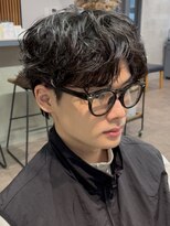 スタイルメンズ 藤沢(STYLE MEN)&nbsp;STYLE MENメンズカットリバースセンターパートシャドウパーマ