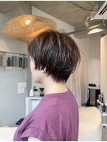 ロエ(loe)&nbsp;大人マッシュショート×ハイライト　　　３０代４０代５０代