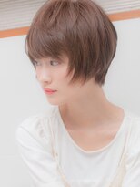 パッセージ ダブリュー 八幡山(hair make passage .w)&nbsp;厚めバングボルドーマニッシュショート