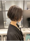 丸みショートボブ