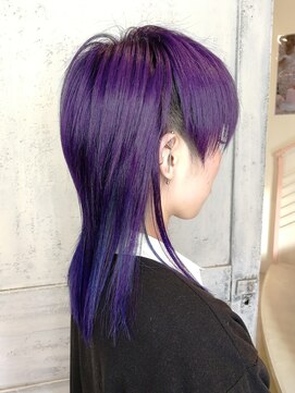 ワークスヘアー(WORKS HAIR) 巨峰カラー