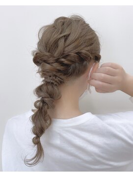 リノショアーズ 日本大通り店(RINOSHORES) お呼ばれアレンジ大人可愛い外国人風カラーブリーチハイトーン