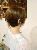 大人可愛い丸みショート