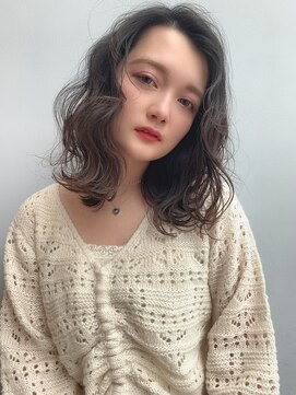 リフトバイマグ 松本駅前店(lift by mag) 韓国風エギョモリ★くびれ外ハネミディ大人可愛い小顔20代30代