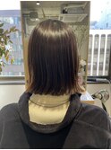 切りっぱなしボブ