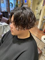 リットジェンツ 千葉(Lit Gents)&nbsp;ナチュラルスパイラル×ミディアムマッシュ【YUSUKE】