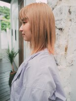 美容室チック 大島店(chic)&nbsp;切りっぱなしボブ スタイル［大島/大島駅］