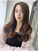 ロングレイヤー×女っぽウェーブ