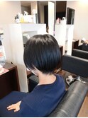 大人女子ショートボブ