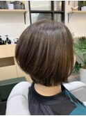 収まりやすい大人のボブ