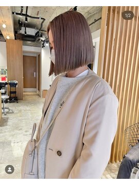 ガレージ バイ グリーン 原宿 表参道(Garage by green) 【loki】ボブ×ハイトーン