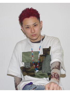 ハイブ 金沢(Hive) メンズカットハイトーン束感ショート爽やかメンズショート