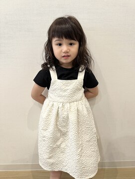 ピース(PEACE) キッズコテ巻き風パーマ