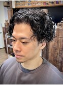ツーブロックツイストスパイラル