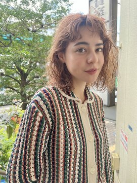 タス(TAS) ハニーベージュ　プードルパーマ