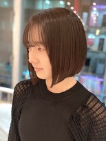 アロマ ヘアルーム 池袋店(AROMA hair room) マチルダボブ×小顔カット×シースルーバング/池袋/池袋東口