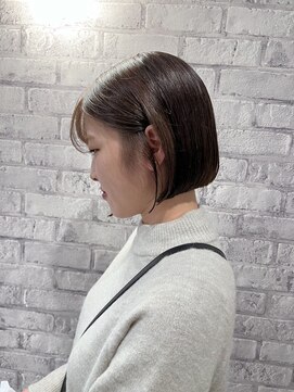 ネウィ 大分中央町店(newi) 【KOTOMI】@koto._.mi1 ☆前下がり切りっぱなしボブ☆その2