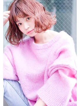 ケイト(kate) 【kate 大宮】ライトブラウン×ゆるふわ内巻きレイヤー