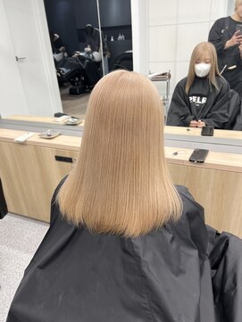 ペレ 渋谷(PELE) 前髪/アンブレラカラー/こなれミディ/イメチェン/ウェーブパーマ