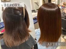 ナルヘアー 越谷(Nalu hair)の雰囲気（酸性ストレートbefore&after[髪質改善/縮毛矯正/ストレートヘア]）