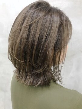 ラフヘアデザイン(Raf hair design) オリーブグレージュ大人ショートボブレイヤーボブミニボブ