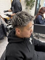 メンズカット リア(Men’s cut riah)&nbsp;ツイストスパイラルパーマツイストパーマメンズパーマ刈り上げ