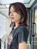 ハピネス 河原町店(Happiness) 伸ばしかけボブ　裾カラー　京都美容室　進詩織