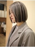 【田中春佳】アンブレラカラー　× 切りっぱなしボブ