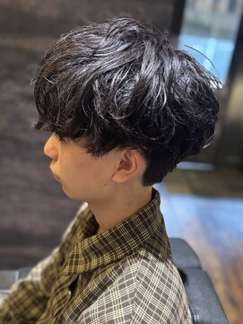 エクファフォーメン(EX-FA FOR MEN) スペインカール/スパイキーショート/ブルーブラック/瀬田