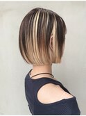 【GEEKS渋谷】アンブレラカラー/レイヤーボブ/夏カラー/20代30代