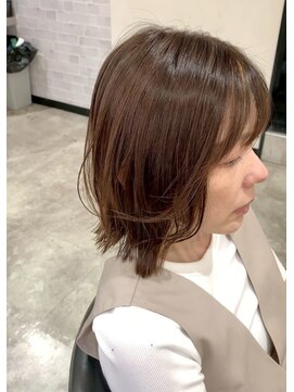 ドクターズサロン レラパール 大人レイヤーボブ/くびれカット/ニュアンスカラー/フェミニン