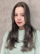 エアー 青山(AIR) ハイトーンブリーチシルバーベージュ髪質改善トリートメント