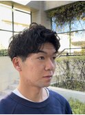 メンズ 刈り上げショート メンズパーマ