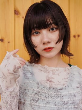 ブゾン(buZon) 【buZonブゾン】　切りっぱなしｘ顔まわりレイヤー